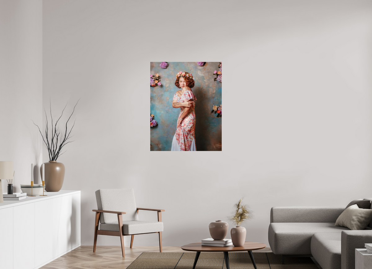 80 x 100 cm, Fine Art sur Alu Dibond Papier FineArt Baryta sans cadre Éclosion Divine - I