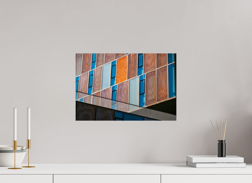 45 x 30 cm, ChromaLuxe HD Metal Print (Aluminum sublimé) Reflet de Structure - Fribourg 2024