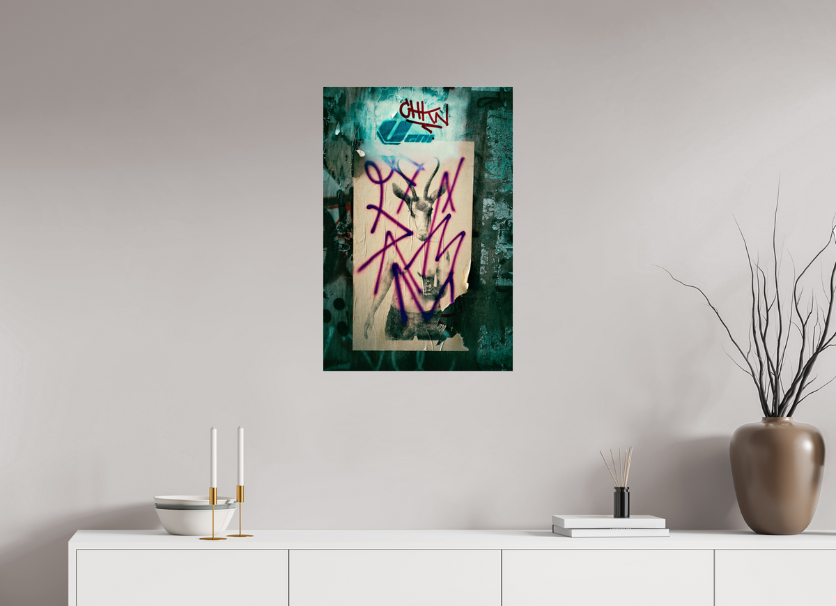 50 x 75 cm, Tirage photo métallisée sous Plexi ado
