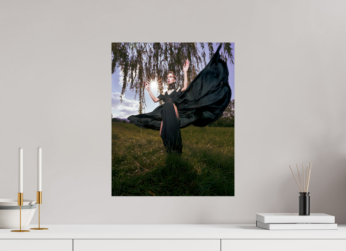 40 x 50 cm, ChromaLuxe HD Metal Print (Aluminum sublimé) L'ange noir - I