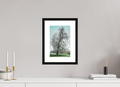 20 x 30 cm, Tirage photo métallisé sur papier Fuji Crystal Pearl avec cadre Hambourg 20mm, chêne noir Printemps de Courfaivre 2026
