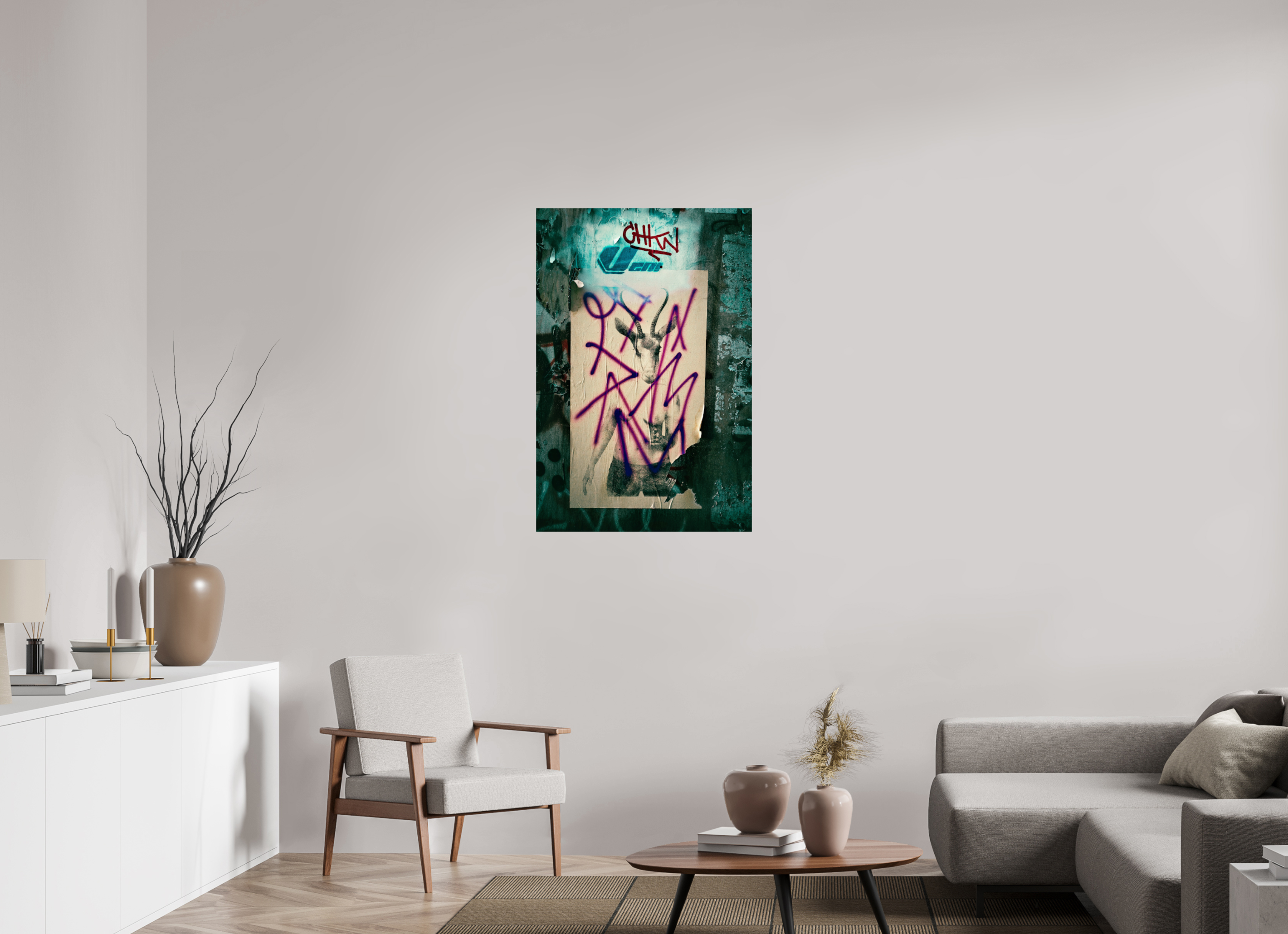 70 x 105 cm, Tirage photo métallisé sur papier Fuji Crystal Pearl Lausanne Nightmare