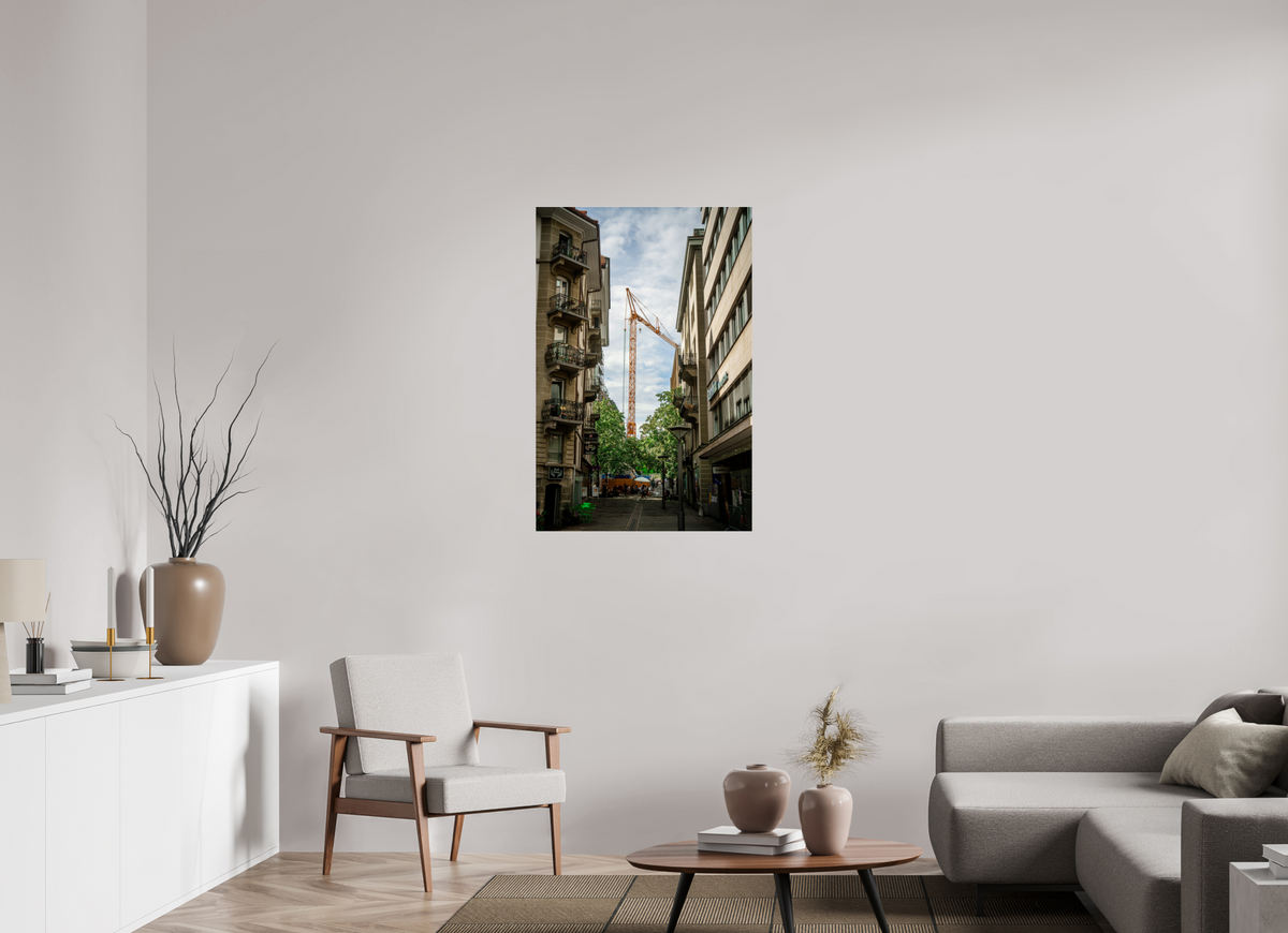 70 x 105 cm, Tirage photo métallisée sous Plexi acdc