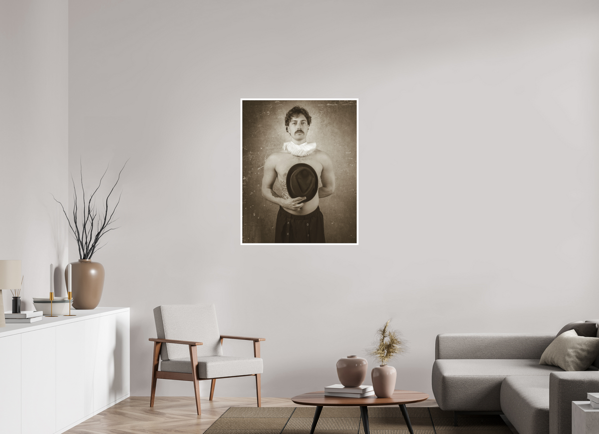 80 x 100 cm, Impression Fine Art sur Alu Dibond marge 1cm papier photo rag mat a