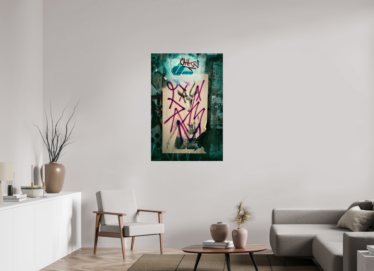 80 x 120 cm, Tirage photo métallisée sous Plexi ado