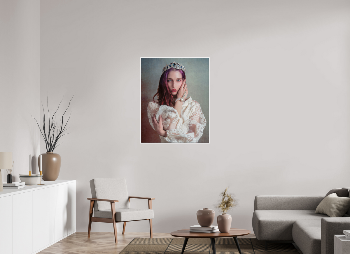 80 x 100 cm, Impression Fine Art sur Alu Dibond Fine art Baryta cadre 6mm Bâle blanc Éclat Royal - II